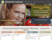 Tablet Screenshot of advancedlearners.com