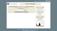 Desktop Screenshot of jobs.advancedlearners.com